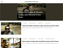 Tablet Screenshot of enchanting-costarica.com
